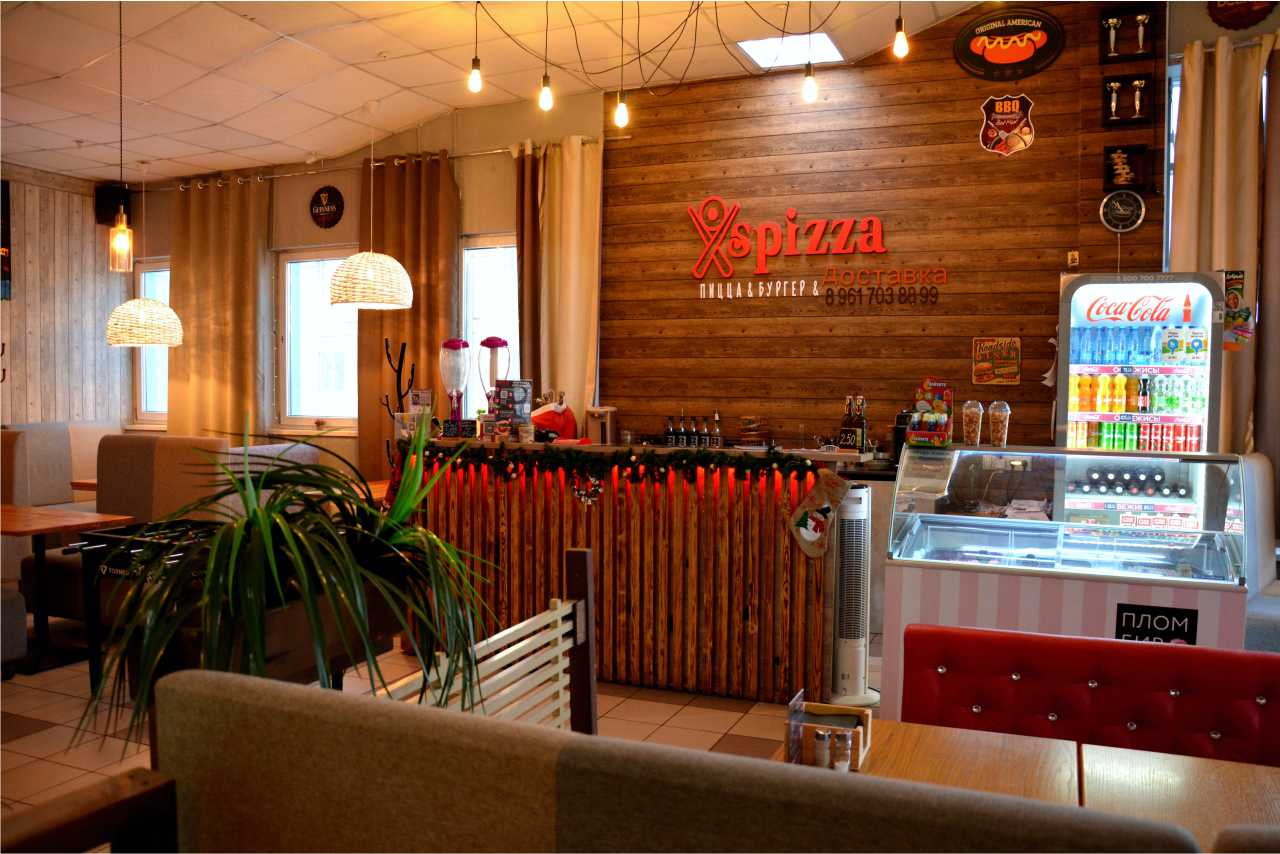 Кафе SPIZZA в ТЦ Южный в городе Осинники
